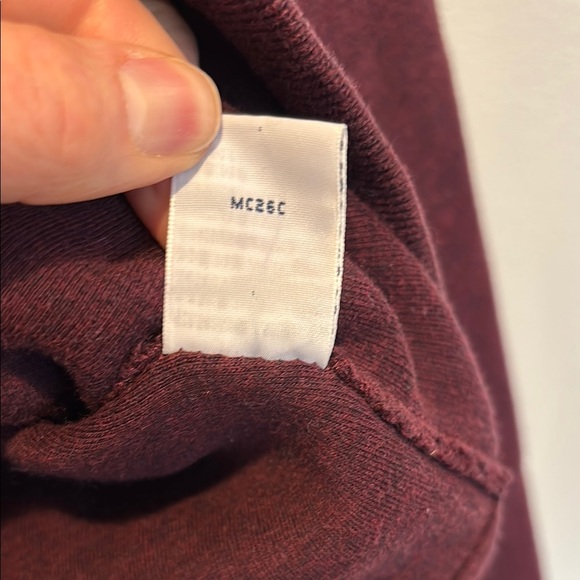 Vintage Polo by Ralph Lauren Burgundy Hoodie Sweatshirt Relaxed Fit - Picture 8 of 10